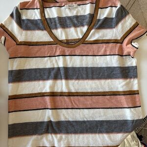 Madewell Multicolor Striped Tee